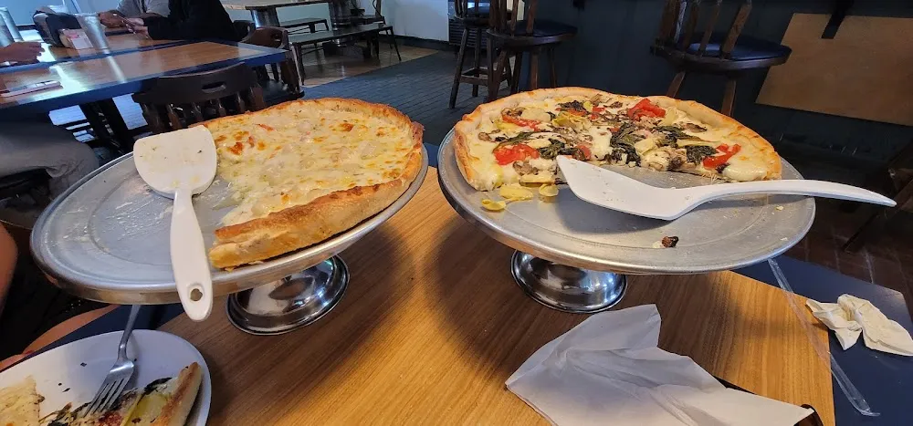 Seafood Pizza and Princess Pizza